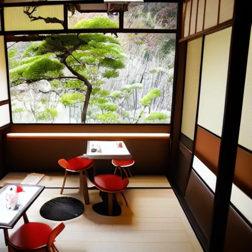 Image similar to hidden Japanese cafe