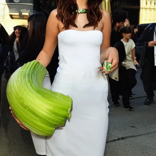 Image similar to selena gomez as celery