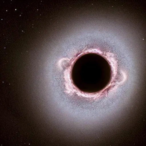 Image similar to a photograph of the otherside of a blackhole