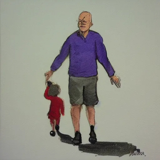 Prompt: a walkcycle by richard williams