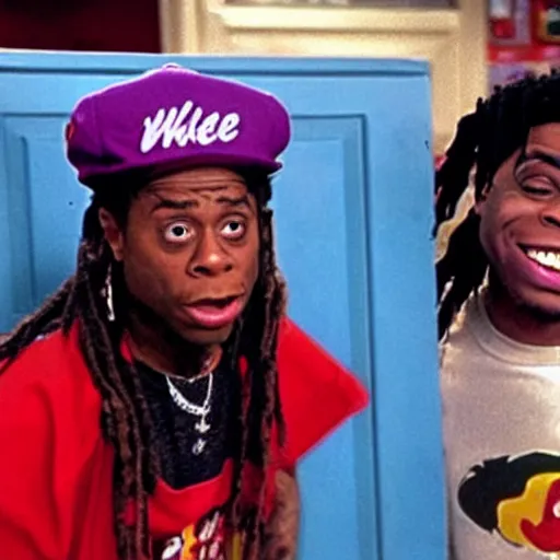 Image similar to a tv still of Lil' Wayne starring in Kenan & Kel (1999)