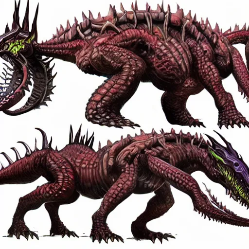 Image similar to The hydralisk, zerg concept art