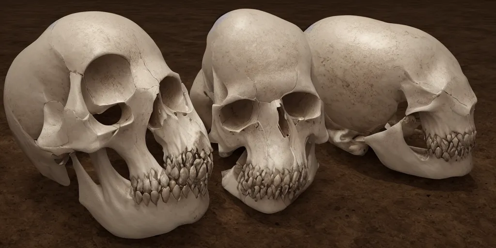 Prompt: photorealistic strange sculpture made of white bird skulls. occult photorealism, uhd, amazing depth, glowing, golden ratio, 3 d octane cycle unreal engine 5, volumetric lighting, cinematic lighting, cgstation artstation concept art