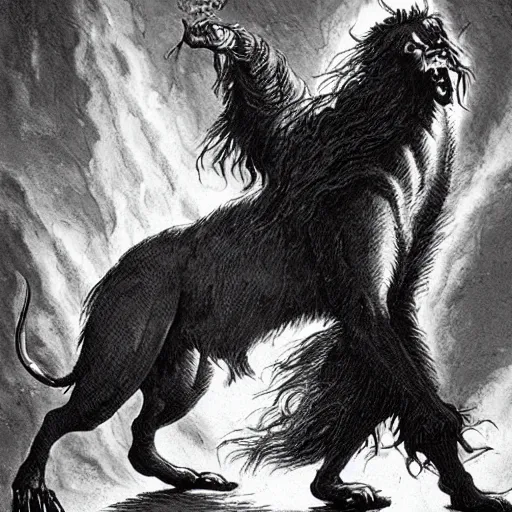 Prompt: the beast of revelation
