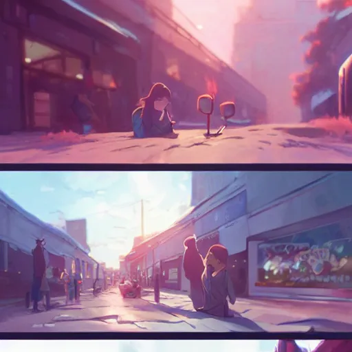 Image similar to a movie shootout scene, everything is doughnuts, perfect shading, atmospheric lighting, by makoto shinkai, stanley artgerm lau, wlop, rossdraws