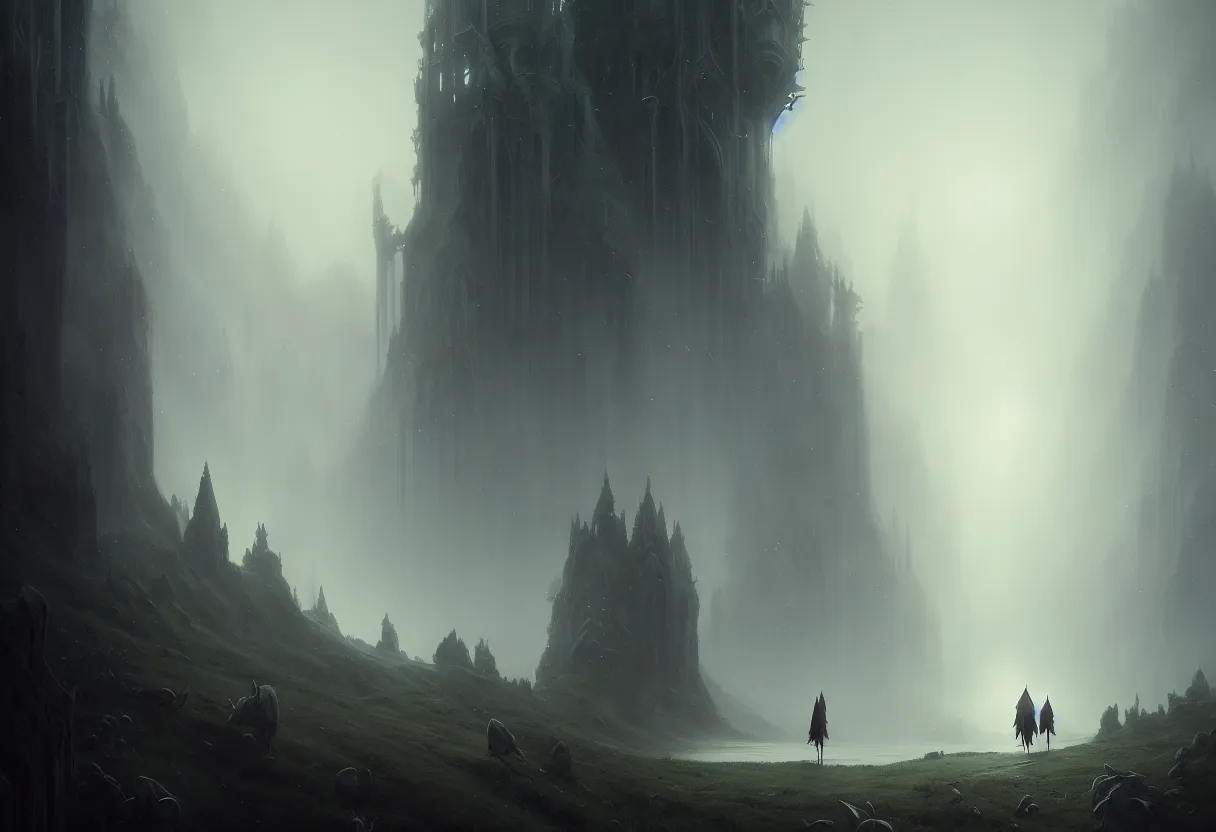 Prompt: beautiful render of a fairytale, ultra high definition, ultra detailed, symmetry, fog, matte painting, by greg rutkowski and ross tran and wlop