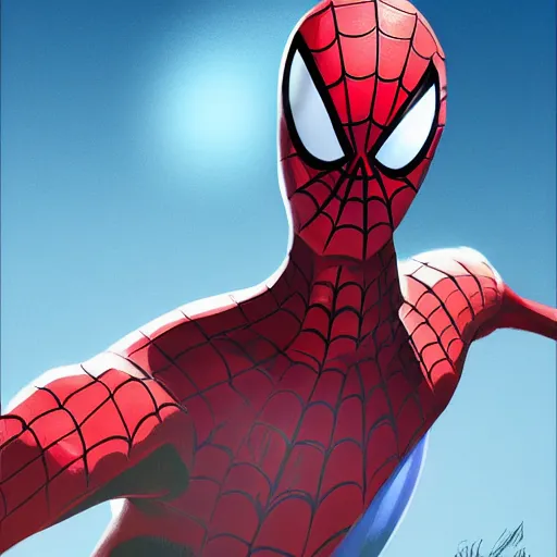 Image similar to face icon stylized minimalist spiderman, loftis, cory behance hd by jesper ejsing, by rhads, makoto shinkai and lois van baarle, ilya kuvshinov, rossdraws global illumination