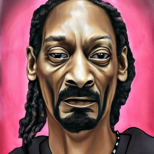 Image similar to snoop dog portrait screaming dementia creepy scary nightmare yelling horrifying, detailed, award winning,