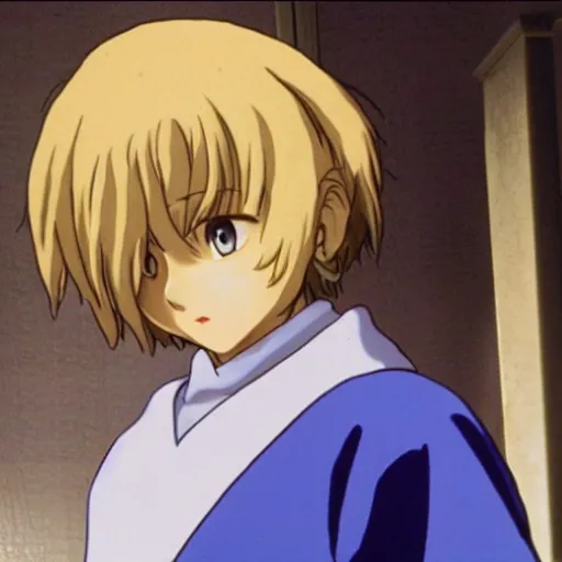 Prompt: portrait of arcueid brunestud from tsukihime, studio ghibli movie still