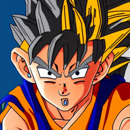 Prompt: Highly detailed portrait of Goku, Studio ghibli concept art, 8k