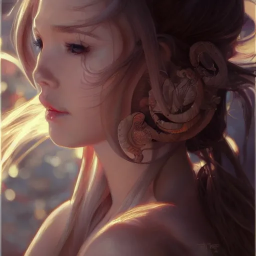 Image similar to ultra realistic illustration, kelly bundy anime, intricate, elegant, highly detailed, digital painting, artstation, concept art, smooth, sharp focus, illustration, art by artgerm and greg rutkowski and alphonse mucha and wlop