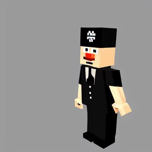 Prompt: hitler as a roblox avatar