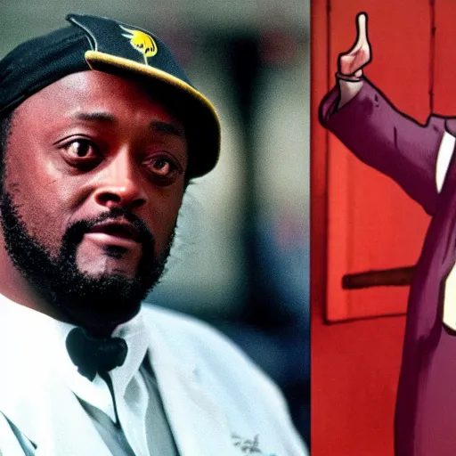 Image similar to mike tomlin as doctor who, 1 9 8 0 s, wide shot