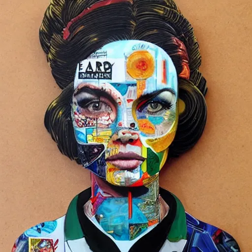 Image similar to a sculpture of Planet Earth, by Sandra Chevrier