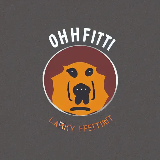 Prompt: logo for a new clothing company called ohtfit that sells clothes with janky animal designs