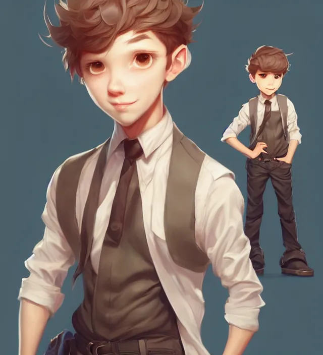 Prompt: character concept art of a cute young male anthropomorphic character | | cute - fine - face, pretty face, key visual, realistic shaded perfect face, fine details by stanley artgerm lau, wlop, rossdraws, james jean, andrei riabovitchev, marc simonetti, and sakimichan, trending on artstation