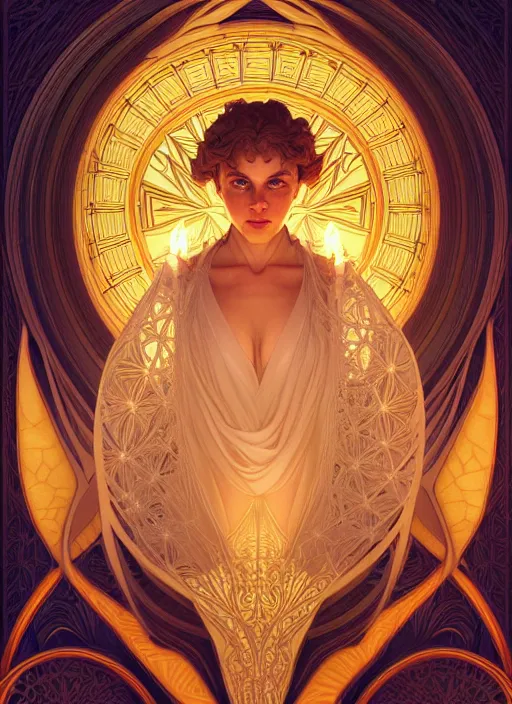 Prompt: symmetry seamless pattern of poly styrene, fantasy, renaissance wear, glowing candles intricate, elegant, highly detailed, digital painting, artstation, concept art, smooth, sharp focus, illustration, art by artgerm and greg rutkowski and alphonse mucha