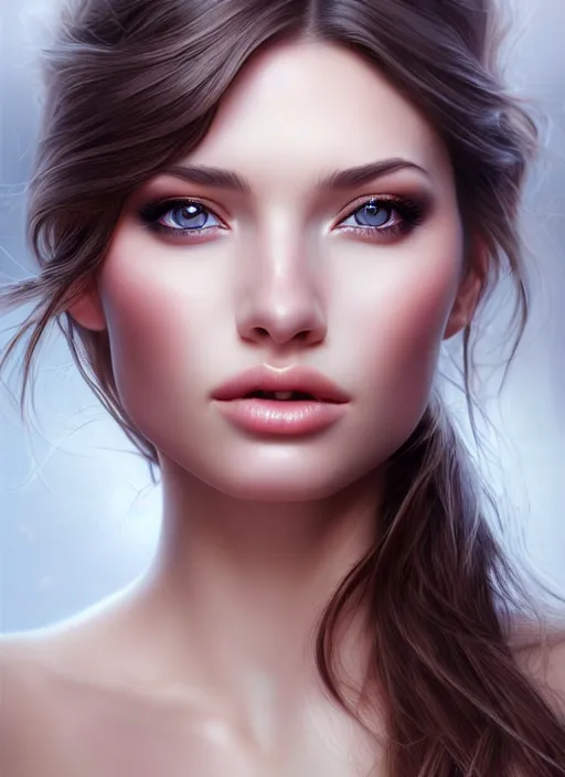 Image similar to a gorgeous female photo, professionally retouched, realistic, smooth face, perfect eyes, symmetrical, full body shot, wide angle, sharp focus on eyes, 8 k high definition, insanely detailed, intricate, elegant, art by artgerm