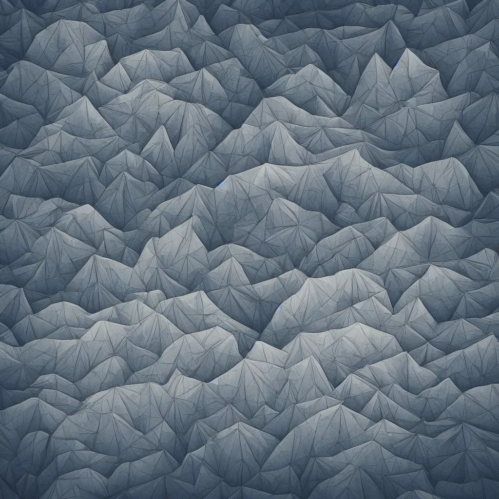 Image similar to photo of a origami hill with decorative floral patterns, realistic origami clouds with stripped patterns. impressive, majestic, very atmospheric, cinematic, stunning, masterpiece, romantic, trending in artstation, very detailed. 4 k