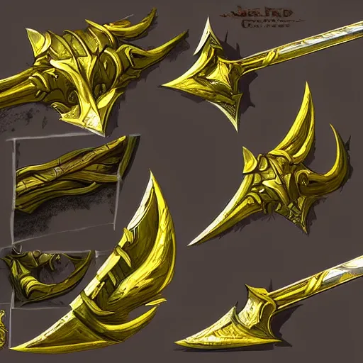 yellow broad sword, giant sword, war blade weapon,, Stable Diffusion