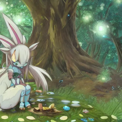 Image similar to Nanachi in the magic forest