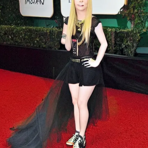 Prompt: avril lavigne