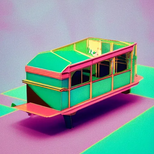 Image similar to 1 9 2 5 noisy excited universe pentagon flamingo hutch emerald car, by victo ngai and evard munch and mark rothko, trending on artstation, seapunk, tilt shift