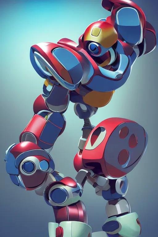 Image similar to metabots medabots medarotto medarot robot minimalist comics, behance hd by jesper ejsing, by rhads, makoto shinkai and lois van baarle, ilya kuvshinov, rossdraws global illumination ray tracing hdr radiating a glowing aura