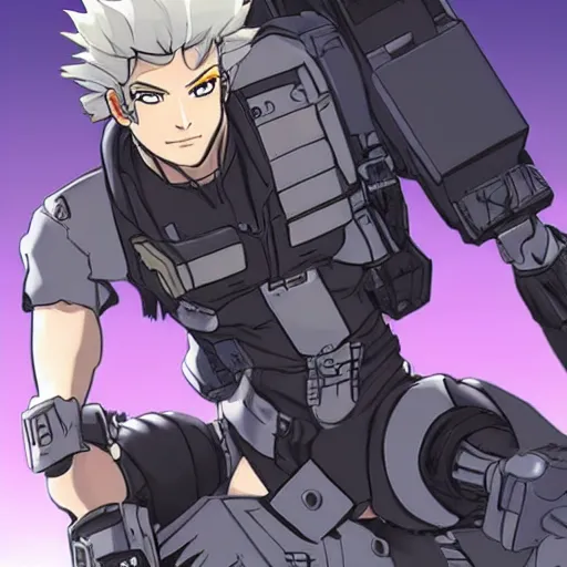 Image similar to dia kurosawa piloting metal gear zeke