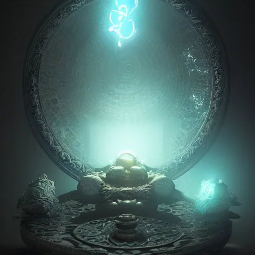 Image similar to magical artifact, octane render, intricate, artstation, dramatic lighting