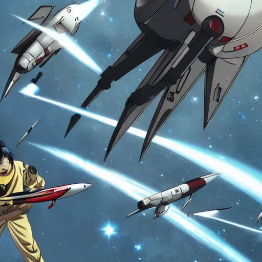 Prompt: Space Battleship Yamato