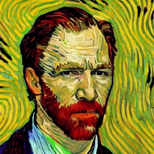 Prompt: Saul Goodman as a van Gogh painting