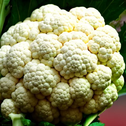 Image similar to cauliflower in incredible detail