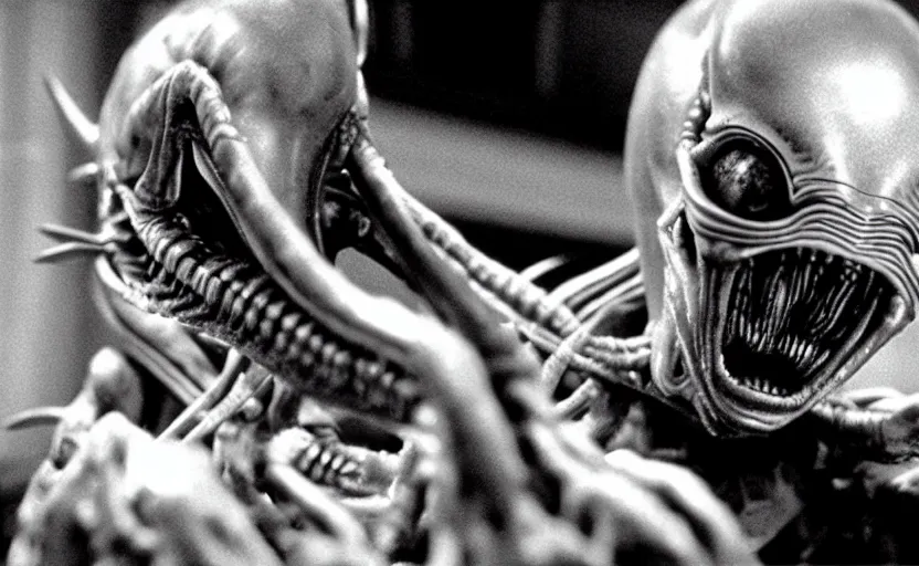 Image similar to alien facehugger warwick davis vfx film