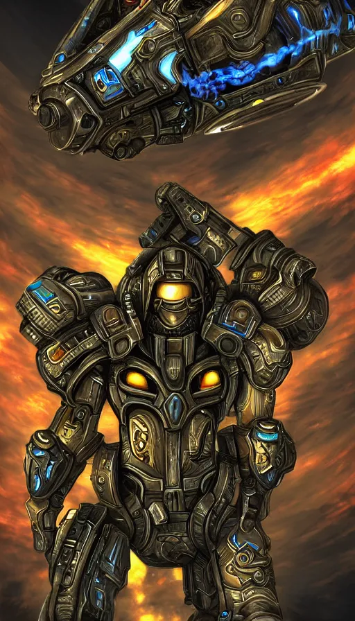 Image similar to techno artwork, from starcraft