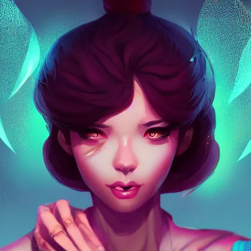 Image similar to a portrait of a beautiful clubber, art by lois van baarle and loish and ross tran and rossdraws and sam yang and samdoesarts and artgerm, digital art, highly detailed, intricate, sharp focus, Trending on Artstation HQ, deviantart, unreal engine 5, 4K UHD image