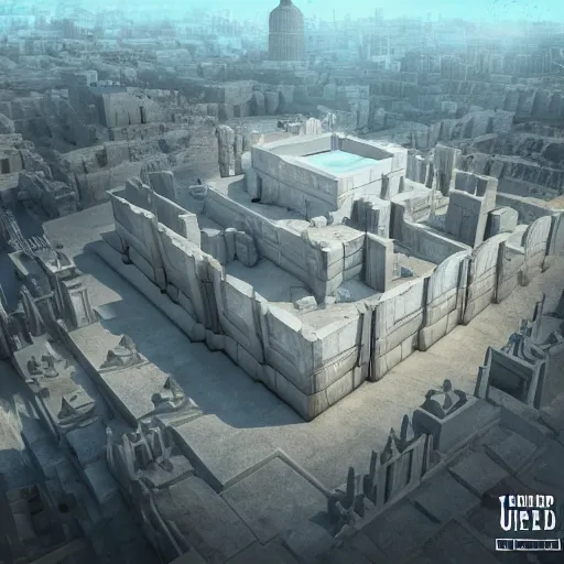 Prompt: god\'s third temple, concept art, unreal engine, 8k UHD, trending on art station