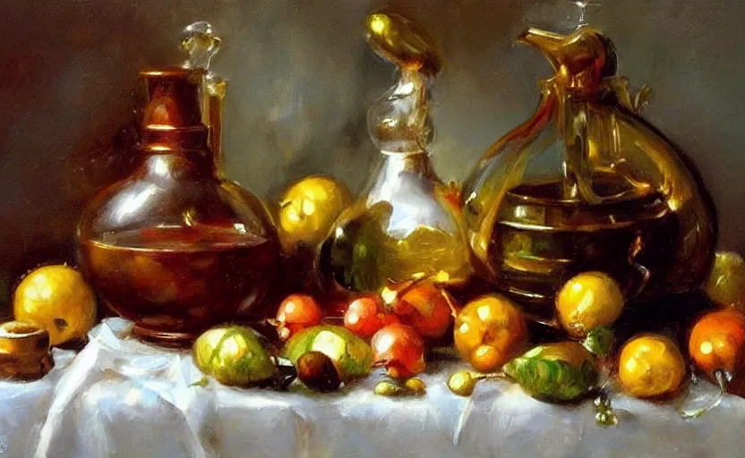 Image similar to Alchemy amazing still life composition. By Konstantin Razumov, chiaroscuro, highly detailded