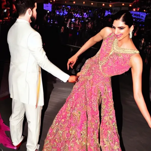 Image similar to depika padukone slapping Nick Jonas