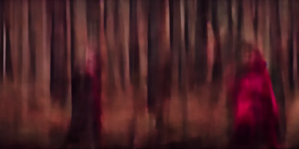 Image similar to screenshot of Luke Skywalker in dark jedi robe is lost on a surreal pink planet with black trees, minamilist 1970s sci fi film by Stanely Kubrick film, color kodak, Ektachrome, anamorphic lenses, detailed faces, hyper-realistic, photoreal, detailed portrait, moody award winning cinematography, beautiful lighting