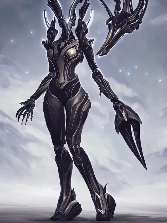 Image similar to exquisite cinematic front shot, low shot, of a beautiful saryn warframe, that's a giant beautiful stunning anthropomorphic robot female dragon with metal cat ears, posing elegantly, robot dragon paws for feet, streamlined white armor, long elegant tail, two arms, two legs, long tail, detailed warframe fanart, destiny fanart, high quality digital art, giantess art, dragon art, furry art, realistic digital art, warframe art, Destiny art, furaffinity, DeviantArt, artstation, 8k HD, octane render