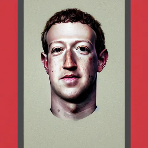 Prompt: hyper realistic, portrait of mark zuckerberg ethnicity : asian, painted by greg rutkowski, wlop, loish,