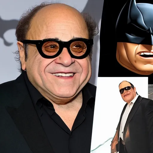 Prompt: Danny Devito as batman