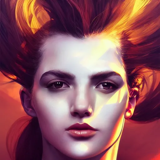 Prompt: mark grayson invincible portrait painting, medium shot, asymmetrical, profile picture, organic painting, sunny day, matte painting, bold shapes, hard edges, street art, trending on artstation, by huang guangjian and gil elvgren and ross tran