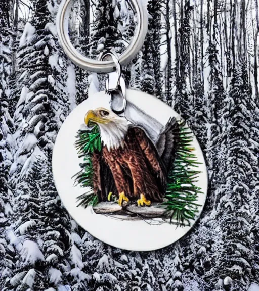 American on sale eagle keychain