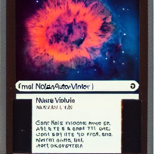 Image similar to ømolten venom nebula polaroid nebula polaroid ømolten venom