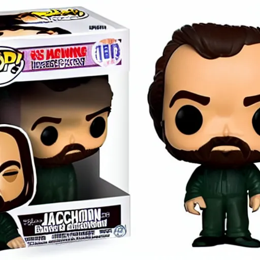 Prompt: jack nicholson in the shining funko - pop