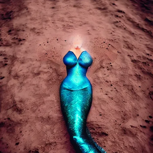 Prompt: realistic photo of a mermaid, realistic, photo,