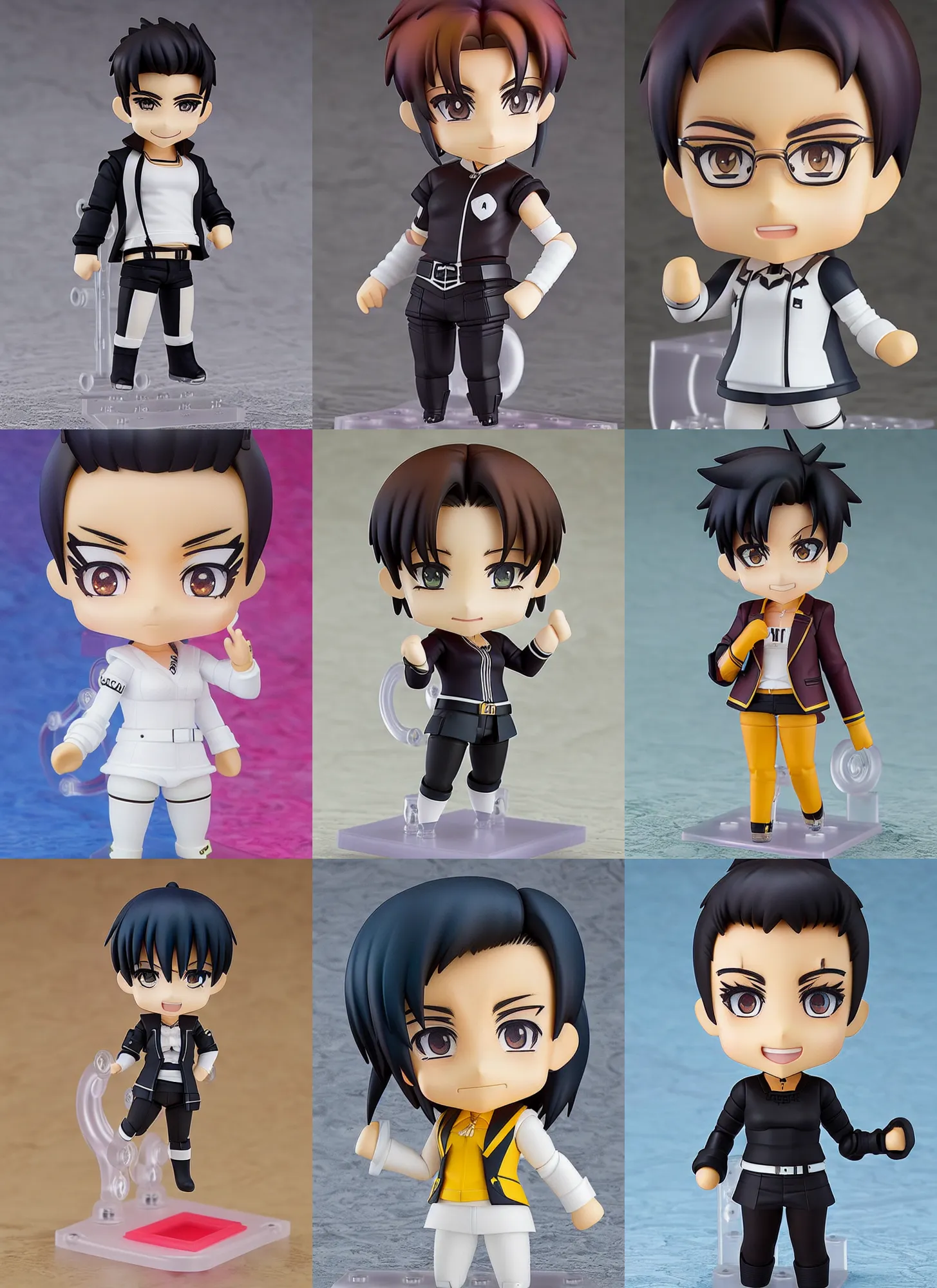 Prompt: an anime nendoroid of james charles, detailed product photo