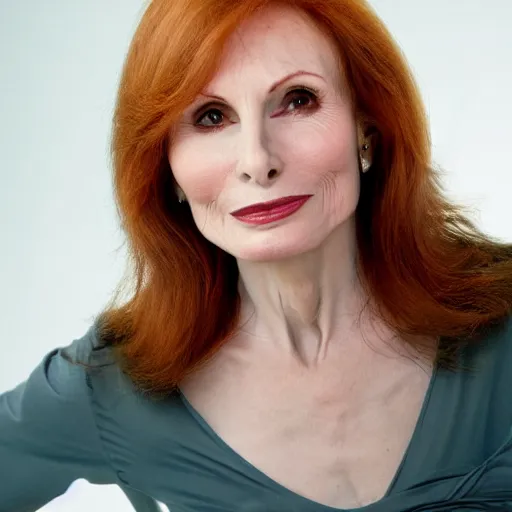 Image similar to a portrait of adult gates mcfadden, profesional photo